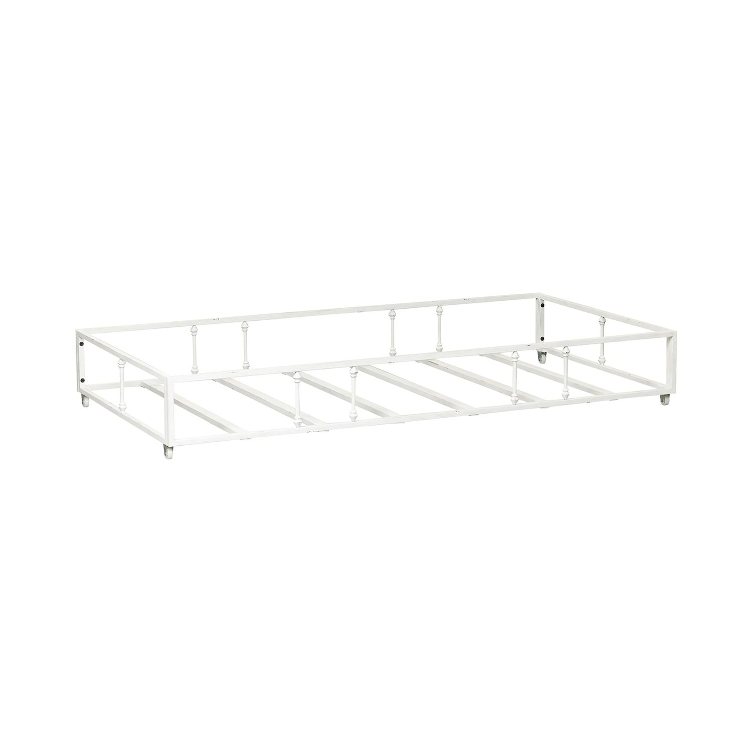 Twin Metal Day Bed with Trundle- Antique White from Liberty Furniture