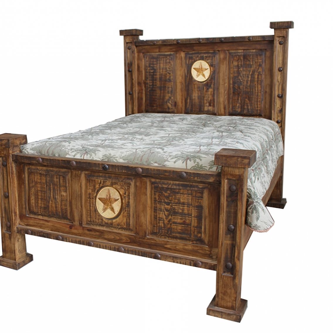 #1 Laredo Oasis Rustic Bedroom Collection with Marble Star by Rustico Sierra