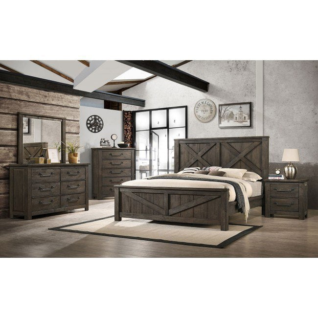 Maverick Queen or King 4 Piece Bedroom Set by Elements Furniture
