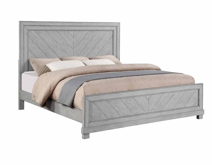 Montana Gray Queen or King 4 Piece Bedroom Set by Steve Silver