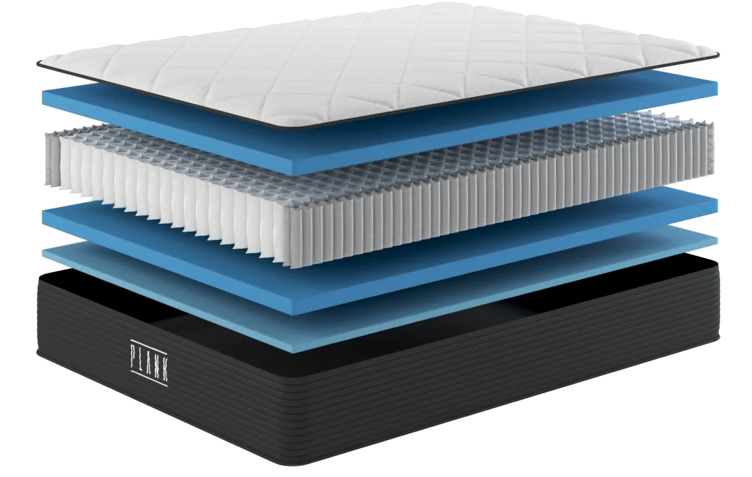 Plank Firm Luxe with GlacioTex™️ Cooling Cover by Brooklyn Bedding - Text 832-585-3360 for the Best Price!