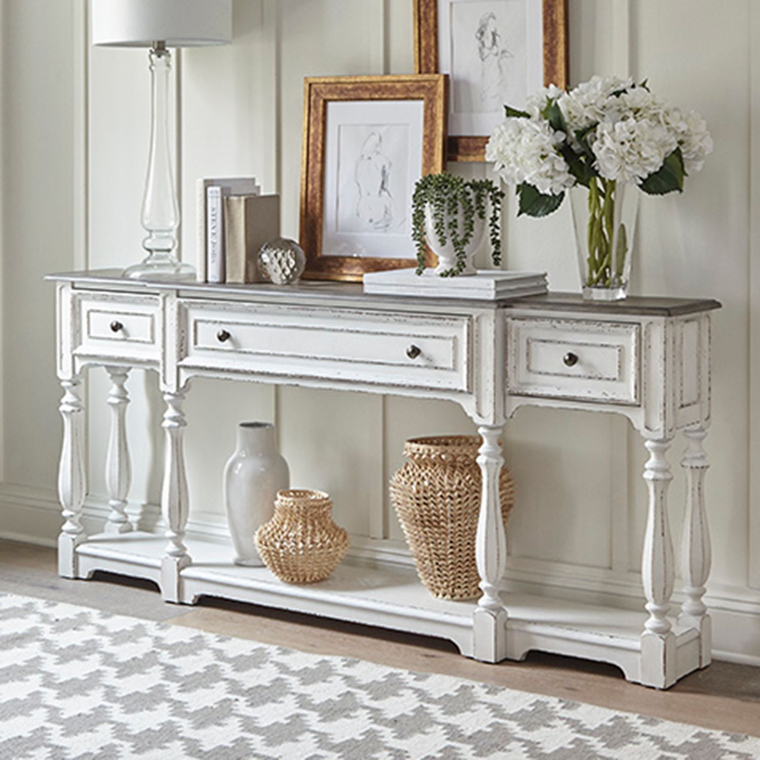 Magnolia Manor 72 Inch Hall Console Table by Liberty SKU: 244-AT2002