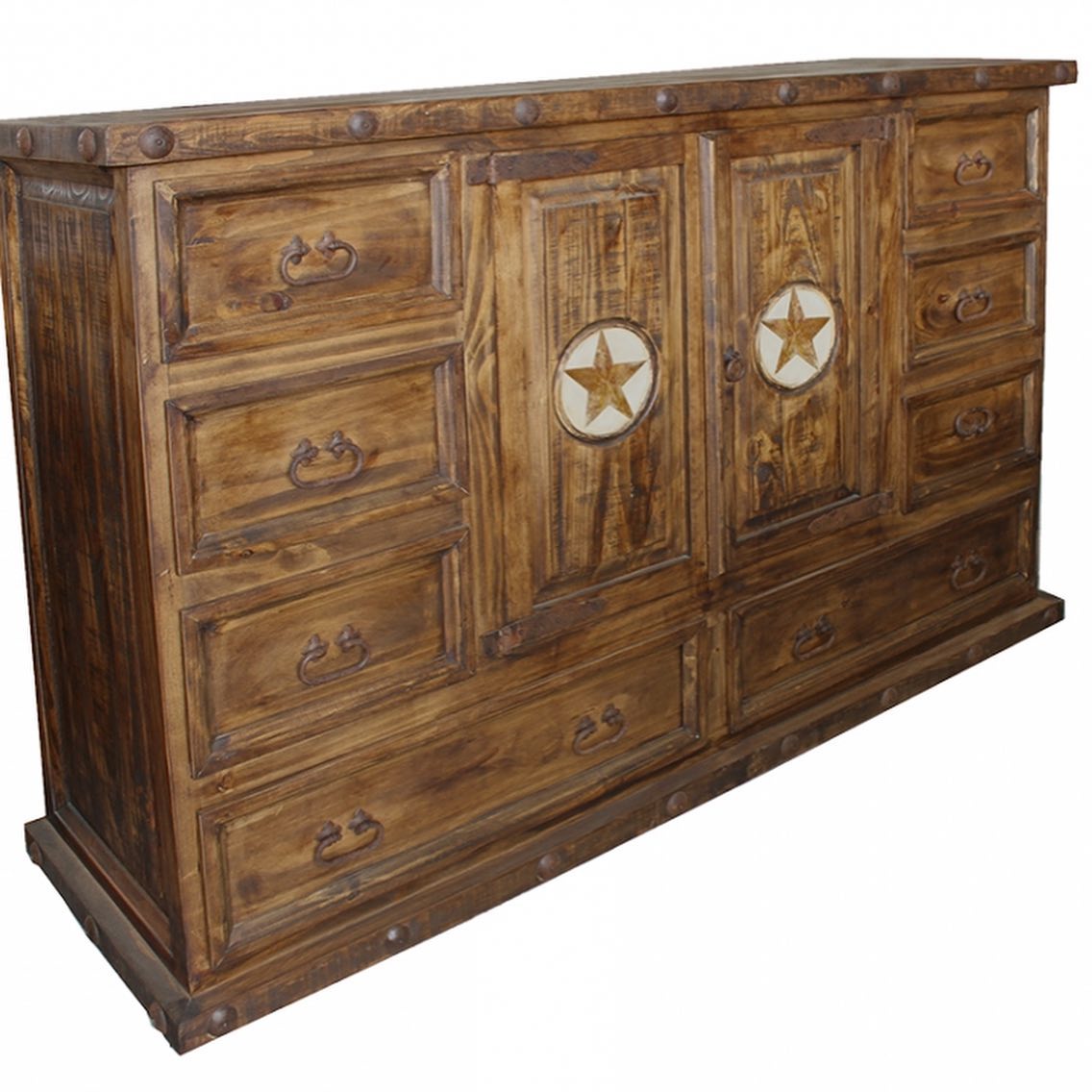 #1 Laredo Oasis Rustic Bedroom Collection with Marble Star by Rustico Sierra