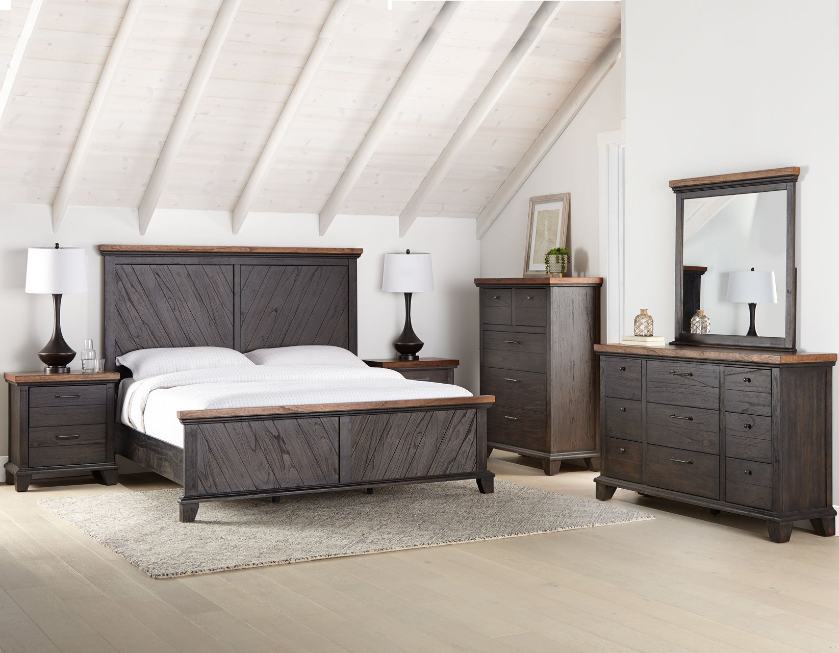 Bear Creek Brown Bedroom Collection by Steve Silver