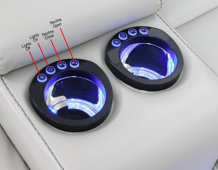 Durango 3-Piece Dual-Power Sectional (LAF & RAF Loveseat & Wedge)