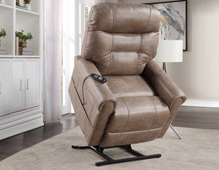 Ottawa Power Lift Chair with Heat and Massage Camel by Steve Silver