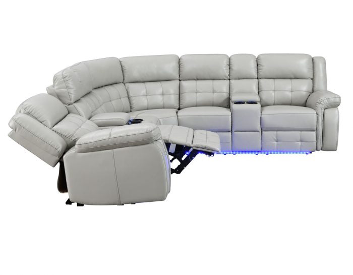 Durango 3-Piece Dual-Power Sectional (LAF & RAF Loveseat & Wedge)