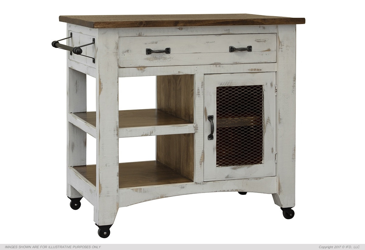 3601 PUEBLO WHITE Model: IFD3601 KITCHEN Island