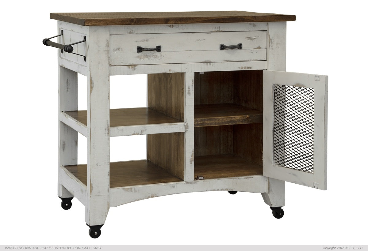 3601 PUEBLO WHITE Model: IFD3601 KITCHEN Island