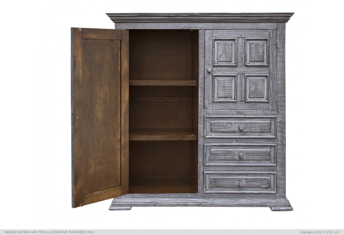 Terra Gray Gentleman's Chest (Model: IFD1041GMC Collection: TERRA GRAY)