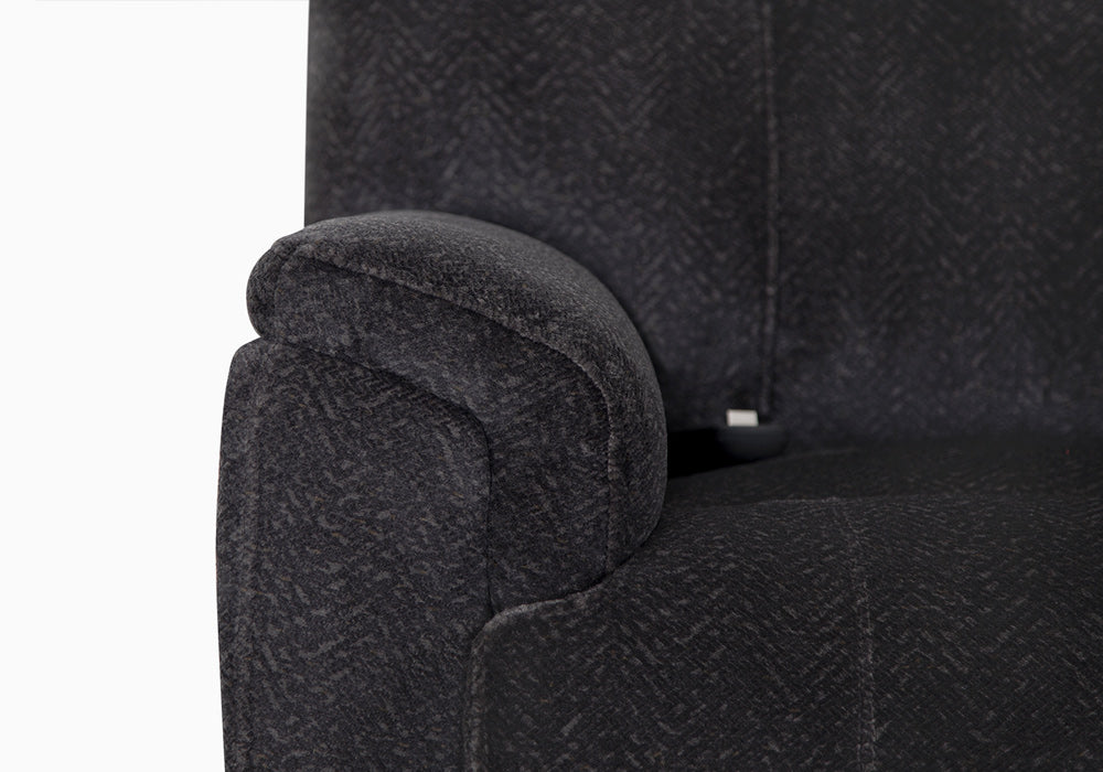 Franklin Furniture - Finn 3 Motor Bed-Lift Chair w-Power Headrest, Lumbar-Seat Massage, Holds up to 500 lbs - 4418-ONYX