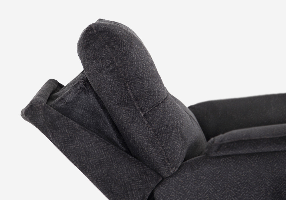 Franklin Furniture - Finn 3 Motor Bed-Lift Chair w-Power Headrest, Lumbar-Seat Massage, Holds up to 500 lbs - 4418-ONYX