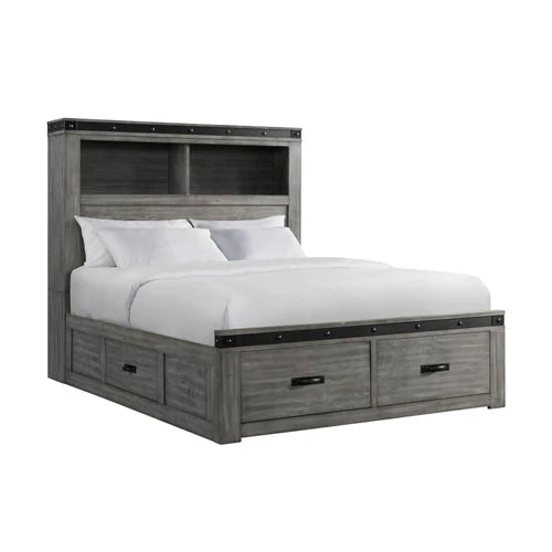 Elements International Wade Gray Bedroom Collection