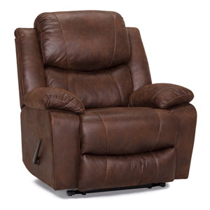 9534 Caesar 500 lb. Brown Fabric Recliner by Franklin
