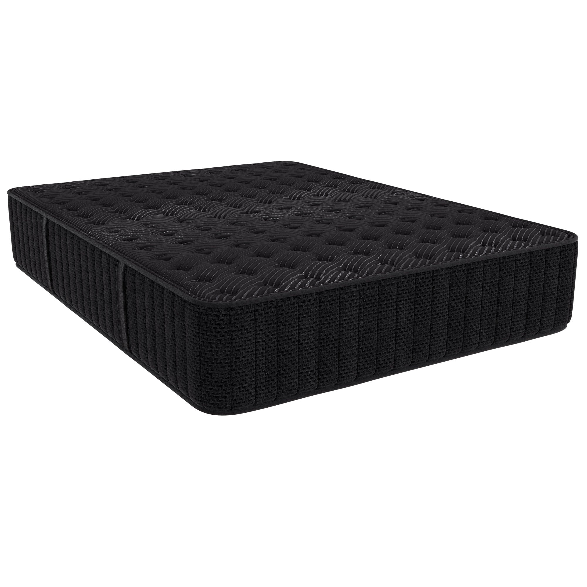 Caitlin Luxury Firm 14” Thick Titan HD Perimeter Edge-Titanium Memory Foam-Talalay Latex - Rolled in A Box- I Sleep on this Mattress!
