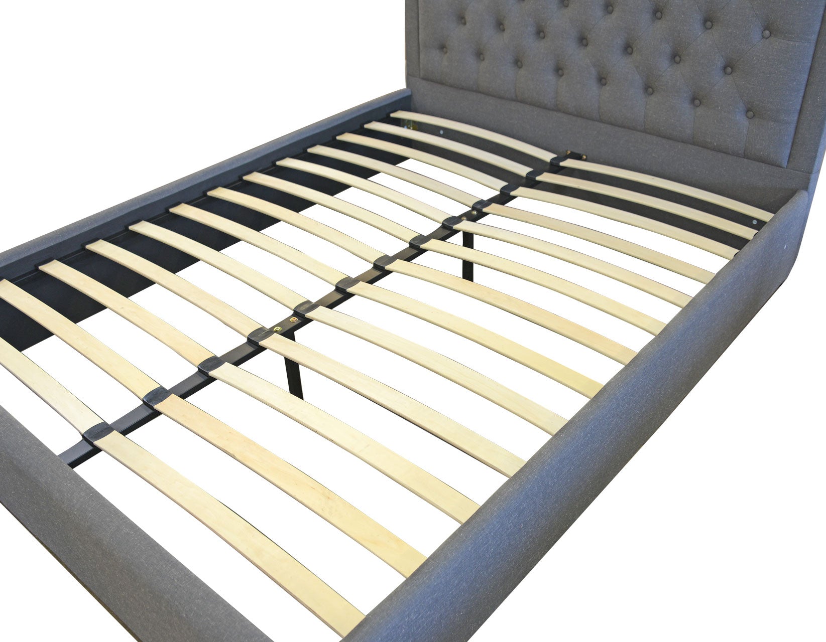 Isadora Platform Bed, Gray
