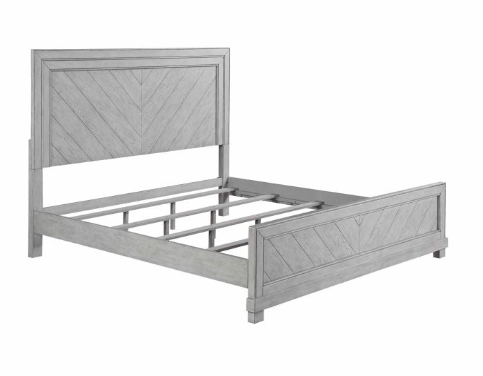 Montana Gray Queen or King 4 Piece Bedroom Set by Steve Silver