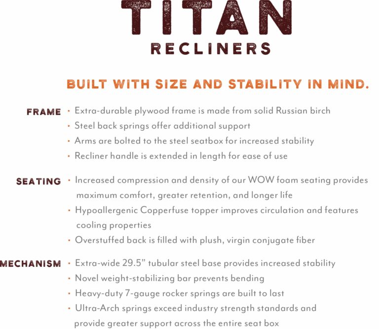 9534 Caesar 500 lb. Brown Fabric Recliner by Franklin