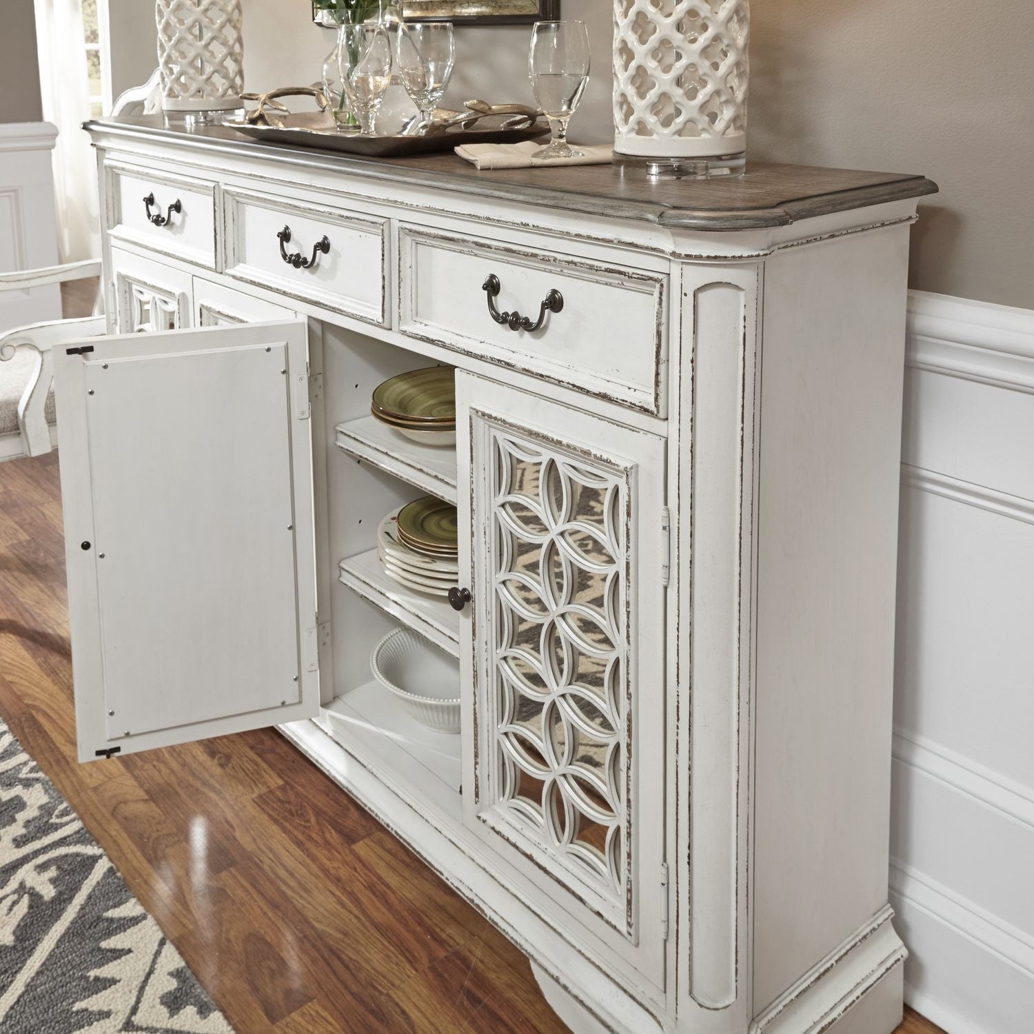 Magnolia Manor Hall Buffet  by Liberty SKU: 244-HB6642