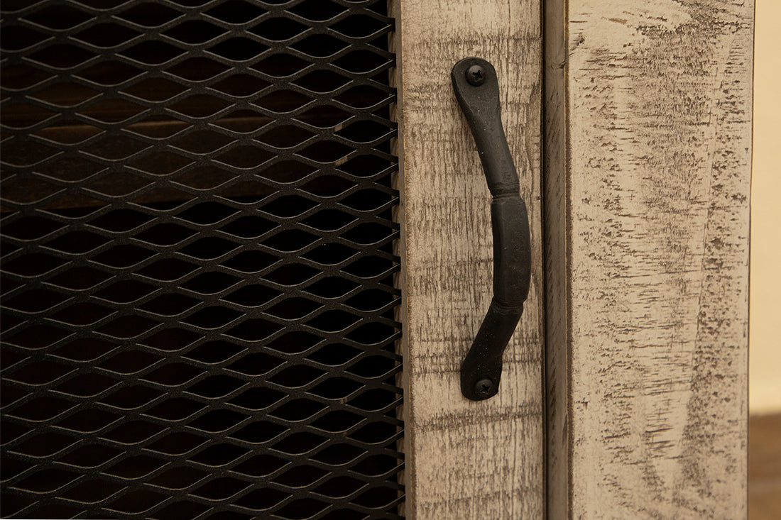 Pueblo Gray TV Stand Collection Model: IFD3401TVSTANDS  SOLID WOOD