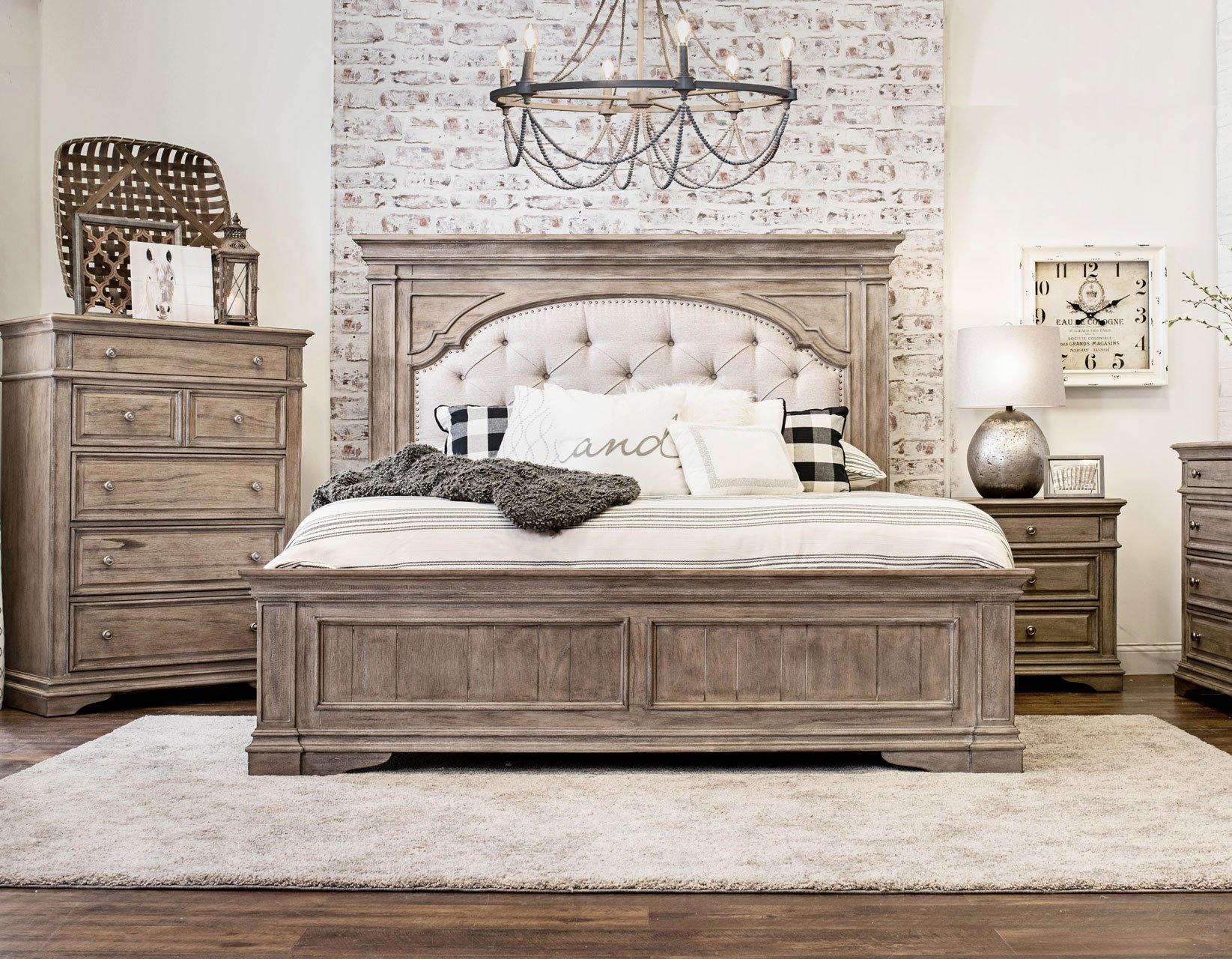 Highland Park HP900 Driftwood Bedroom Set by   Steve Silver - Crazy Mattress Man