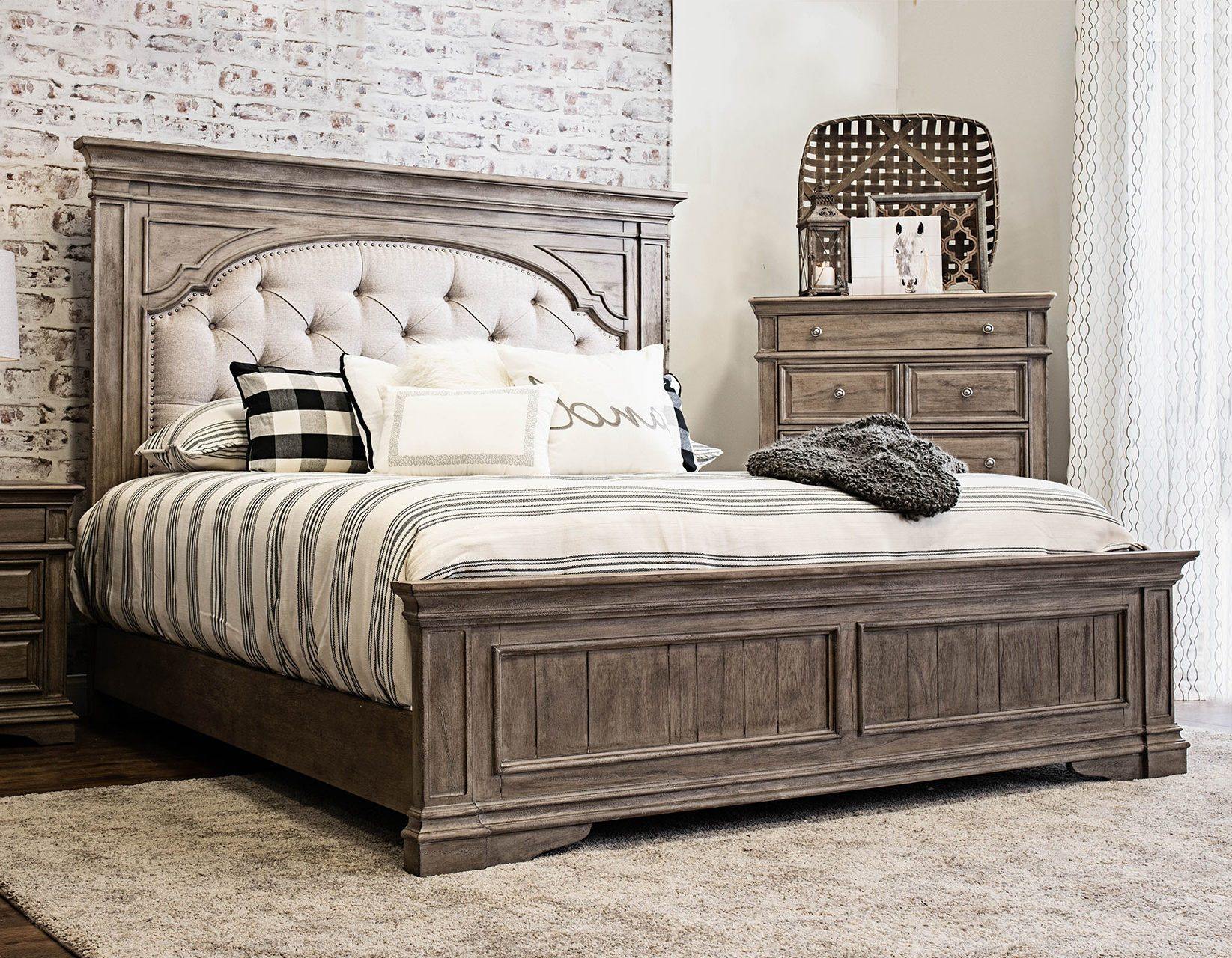 Highland Park HP900 Driftwood Bedroom Set by   Steve Silver - Crazy Mattress Man