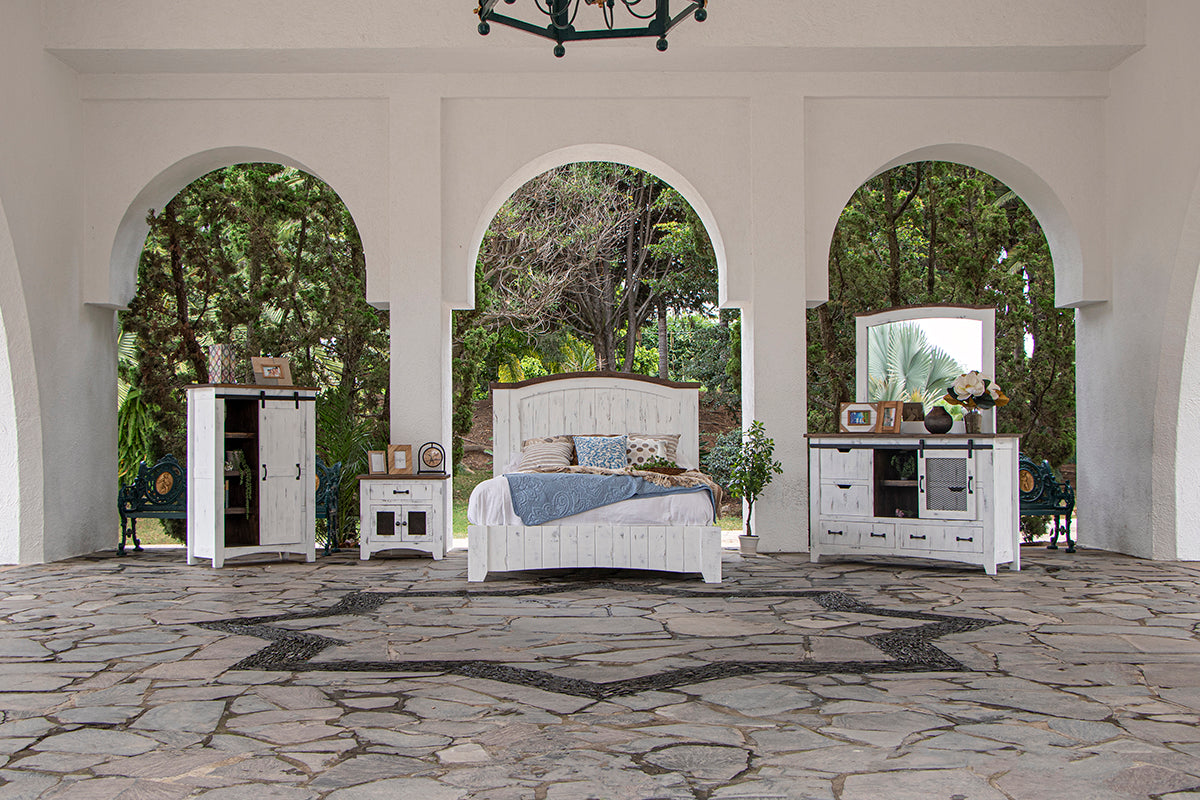 360 PUEBLO WHITE Model: IFD360 BEDROOM Collection