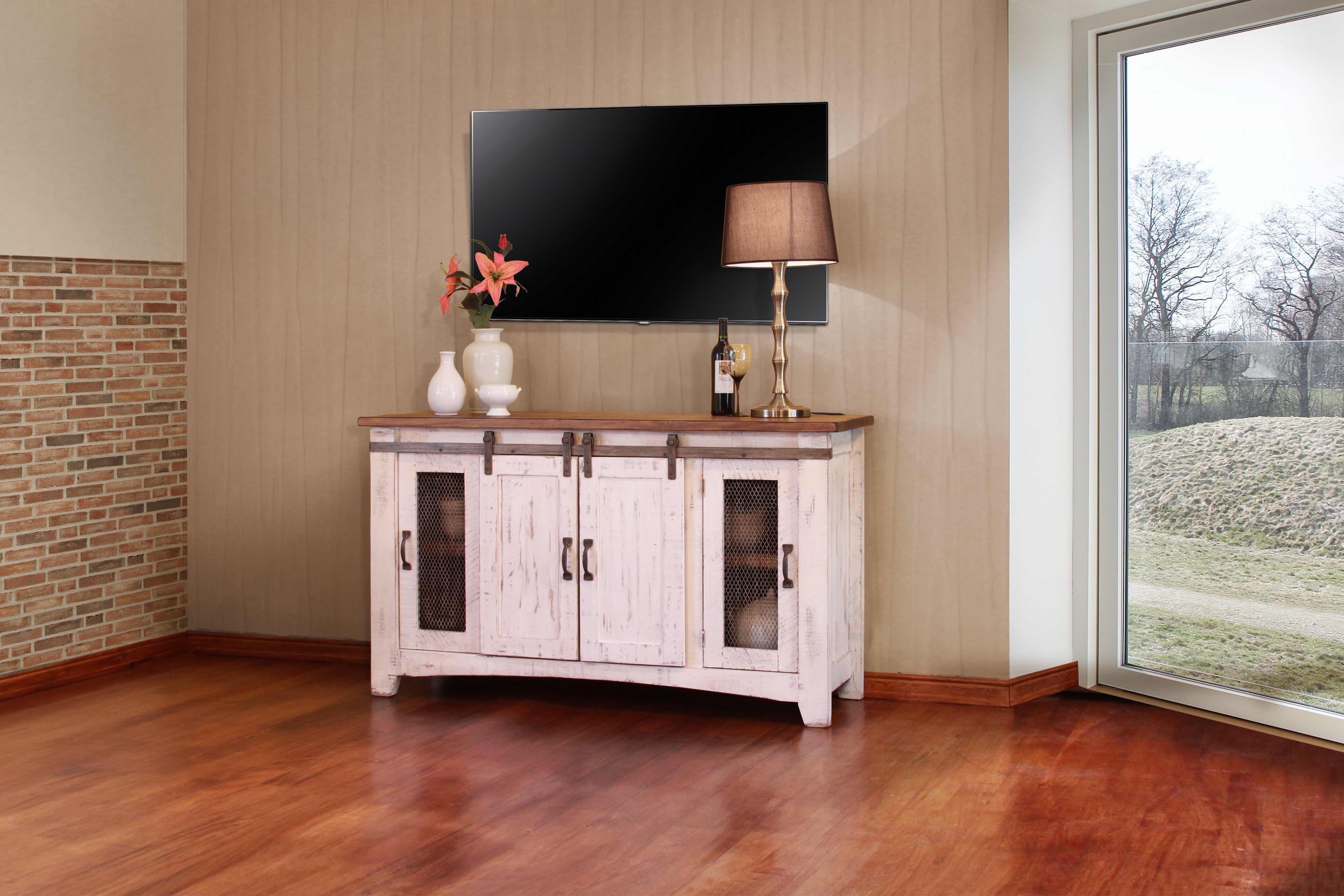 360 PUEBLO WHITE Model: IFD360TV-STANDS