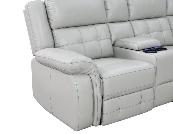Durango 3-Piece Dual-Power Sectional (LAF & RAF Loveseat & Wedge)