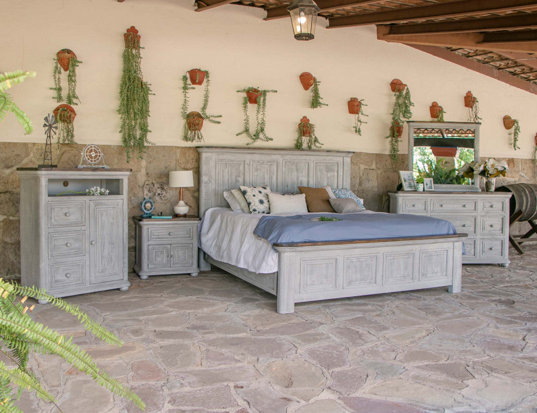 Luna Gray Bedroom Collection  IFD7651BEDROOM