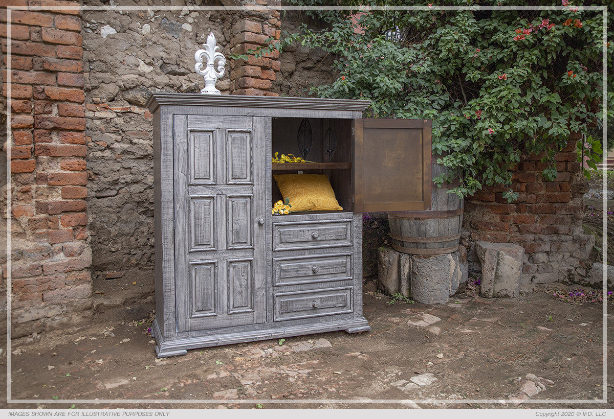 Terra Gray Gentleman's Chest (Model: IFD1041GMC Collection: TERRA GRAY)