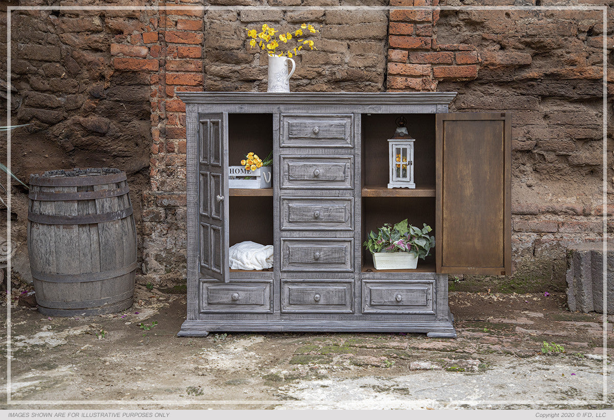 Terra Gray Mule Chest Model: IFD1041MULE Collection: TERRA GRAY